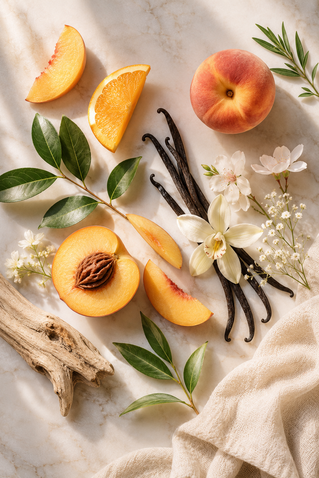 Peach Perfect Wax Melts by Betty Blu, small-batch wax melts made in Florida