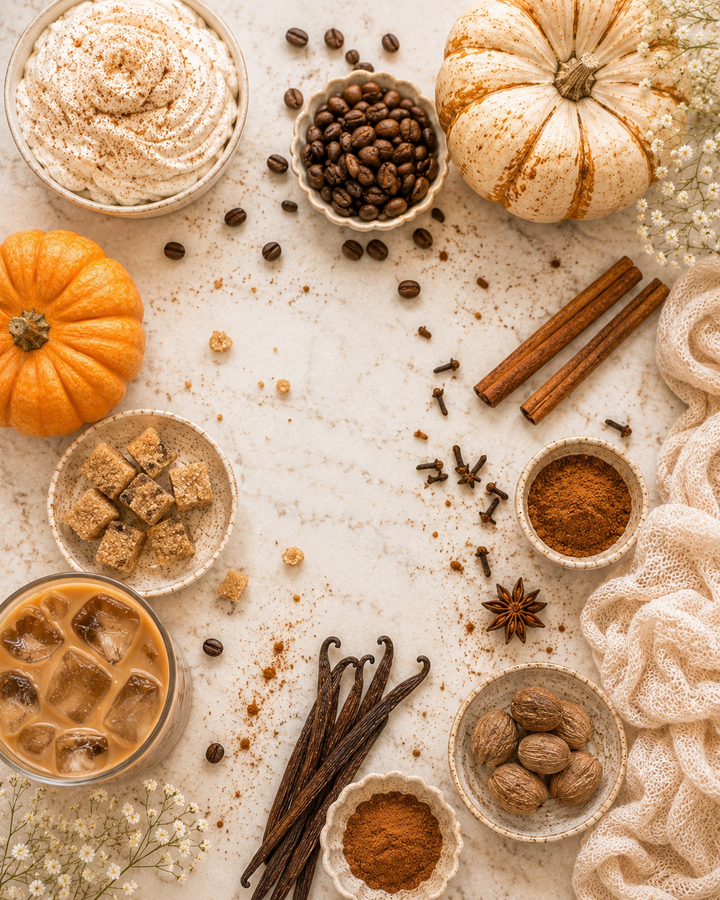 Pumpkin Cream Brew Candle from Betty Blu, hand-poured candle