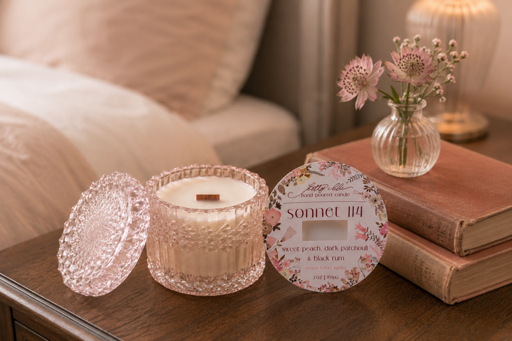Sonnet 114 Candle by Betty Blu, small-batch candle made in Florida