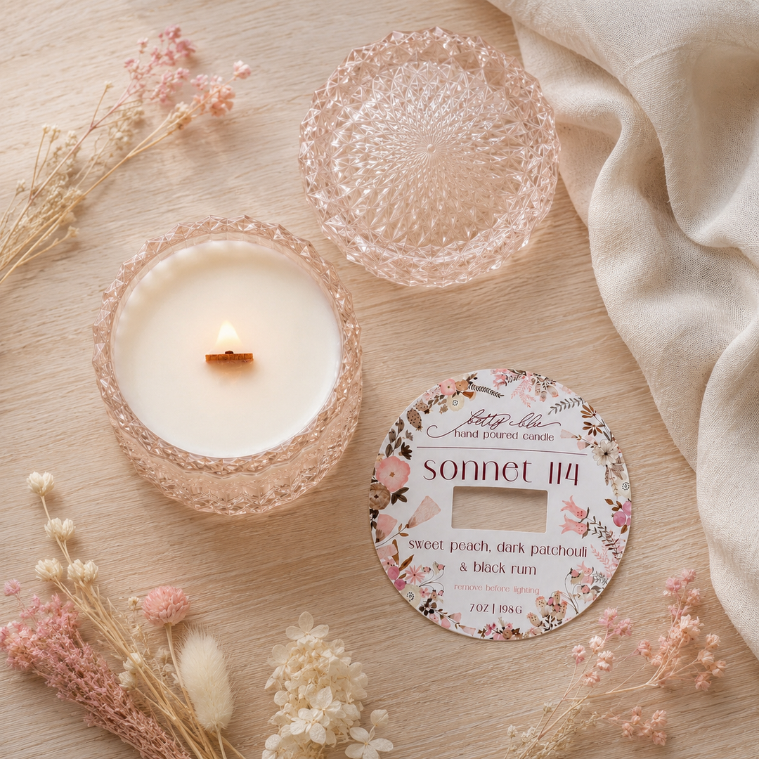 Sonnet 114 Candle from Betty Blu, hand-poured candle