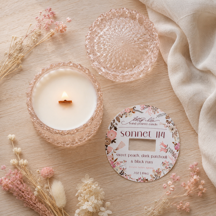 Sonnet 114 Candle from Betty Blu, hand-poured candle