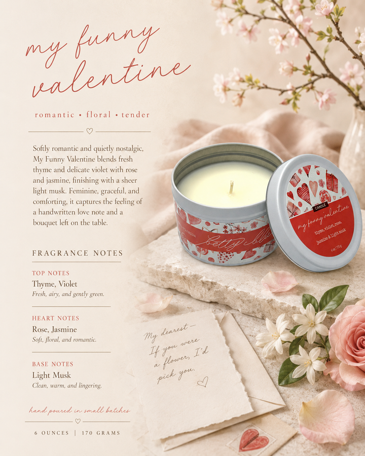 My Funny Valentine Candle