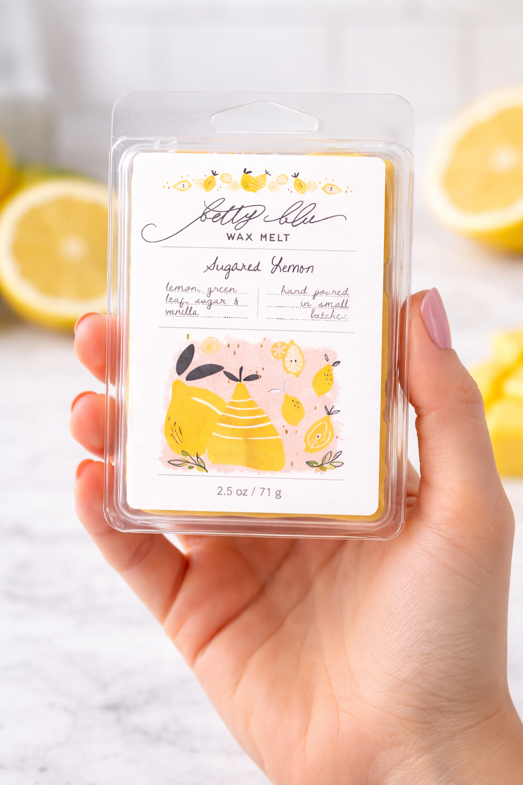 Sugared Lemon Wax Melts