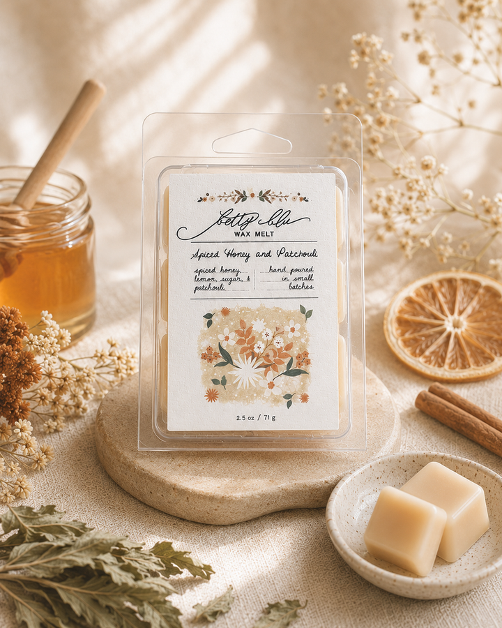 Spiced Honey and Patchouli Wax Melts