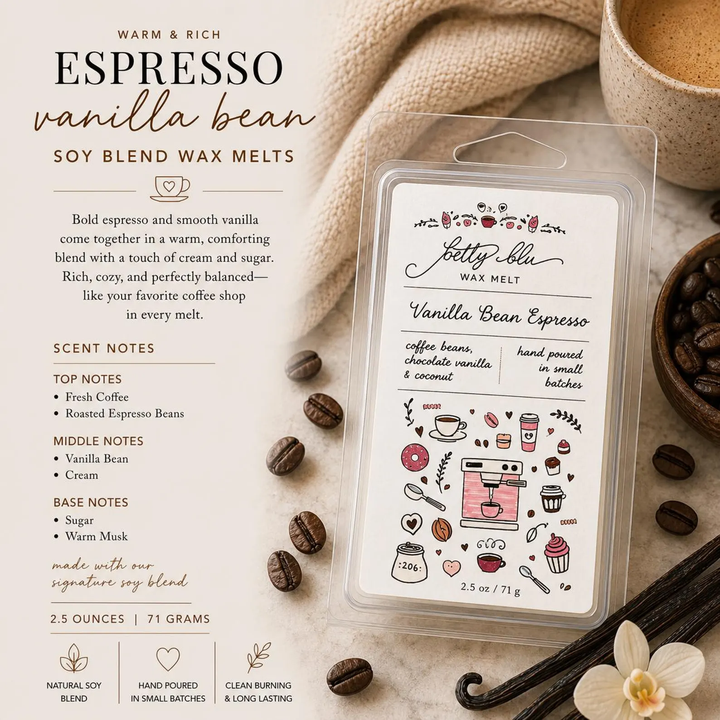 Vanilla Bean Espresso Wax Melts